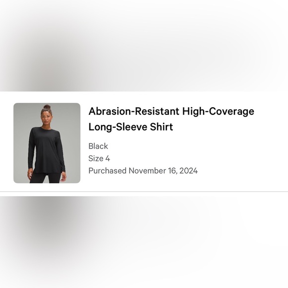 lululemon athletica Black Button Down Shirt - Picture 2 of 2